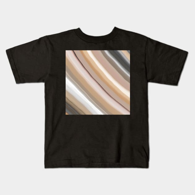 Terran stripes strokes 56 Kids T-Shirt by mmartabc